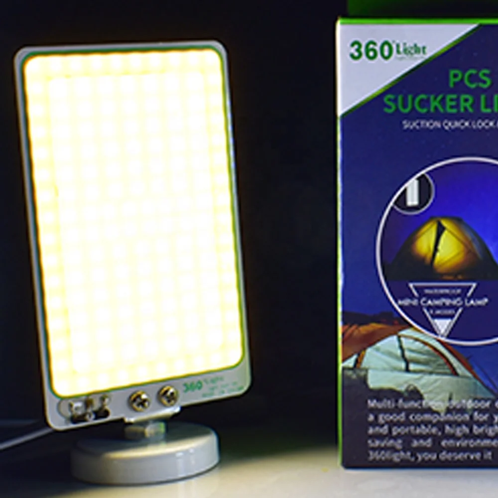 Conpex Outdoor Party Dual Color Multifunctional 12V Cob Chips 960Lm Lighting Led Outdoor Waterproof Portable Camping Lights