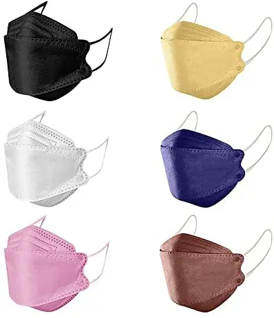 High Quality FFP3 Face Mask Breathable Elastic Ear Loops Masks White 4 Layer Cup Dust Safety Masks