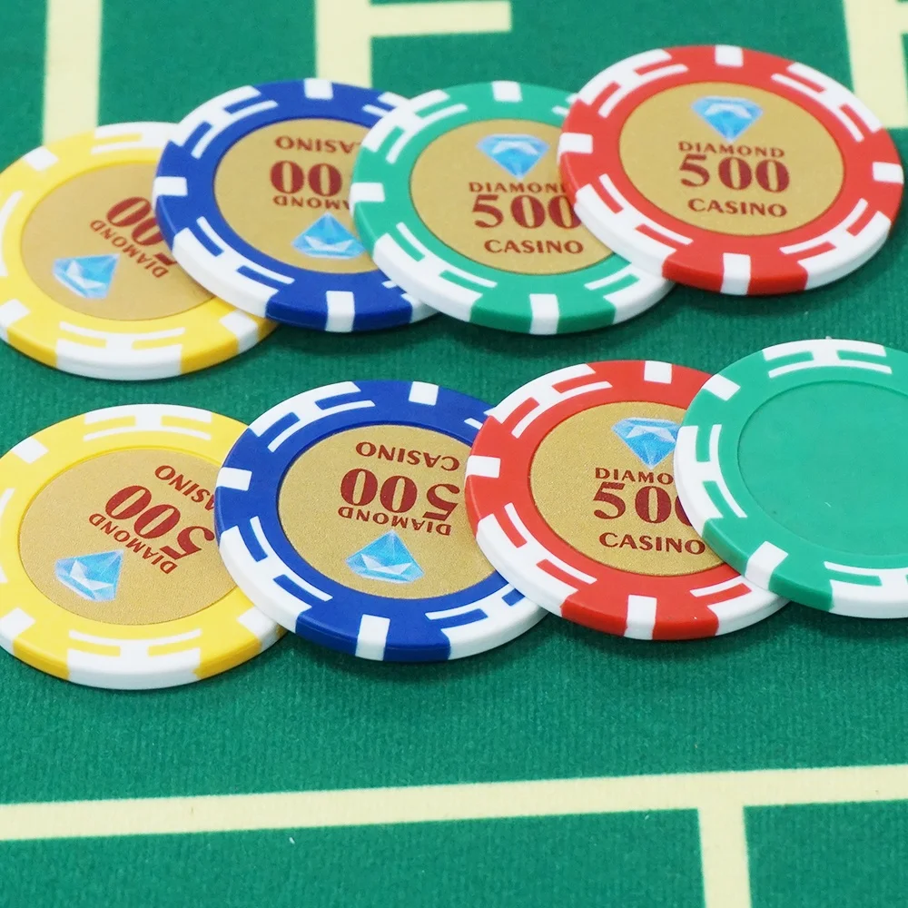 Composite RFID Diamond Sticker Chips 11g 15g High-end Anti-counterfeiting Trackable Electronic Poker Chips