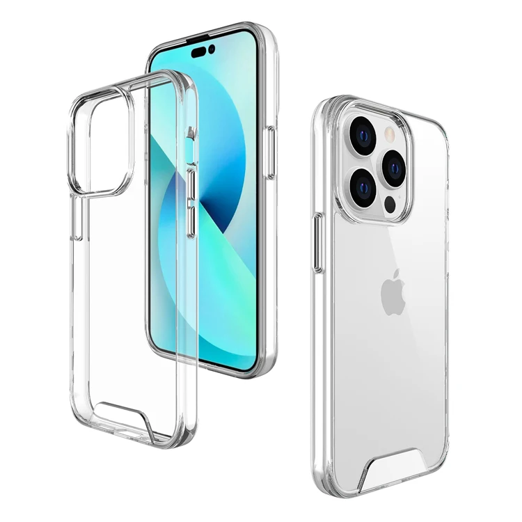 New Phone Case Hard PC Clear Case Camera Protect Back Cover For Apple iPhone 14 Pro 13 12 Mini 11 Por Max 6 7 8 Plus