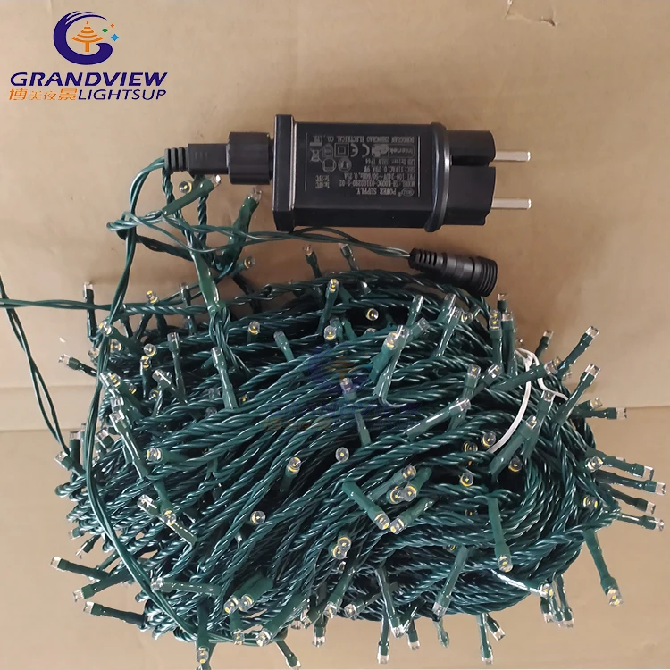 IP67 Rubber Cable White Color Christmas LED String Fairy Light For Christmas Lights