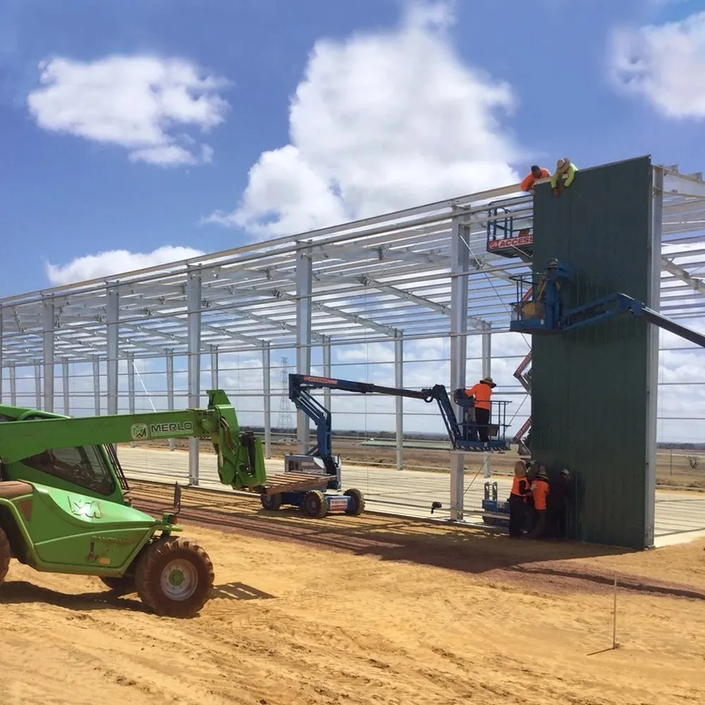 Prefab House Building Industrial light Steel Structure galpon storage building