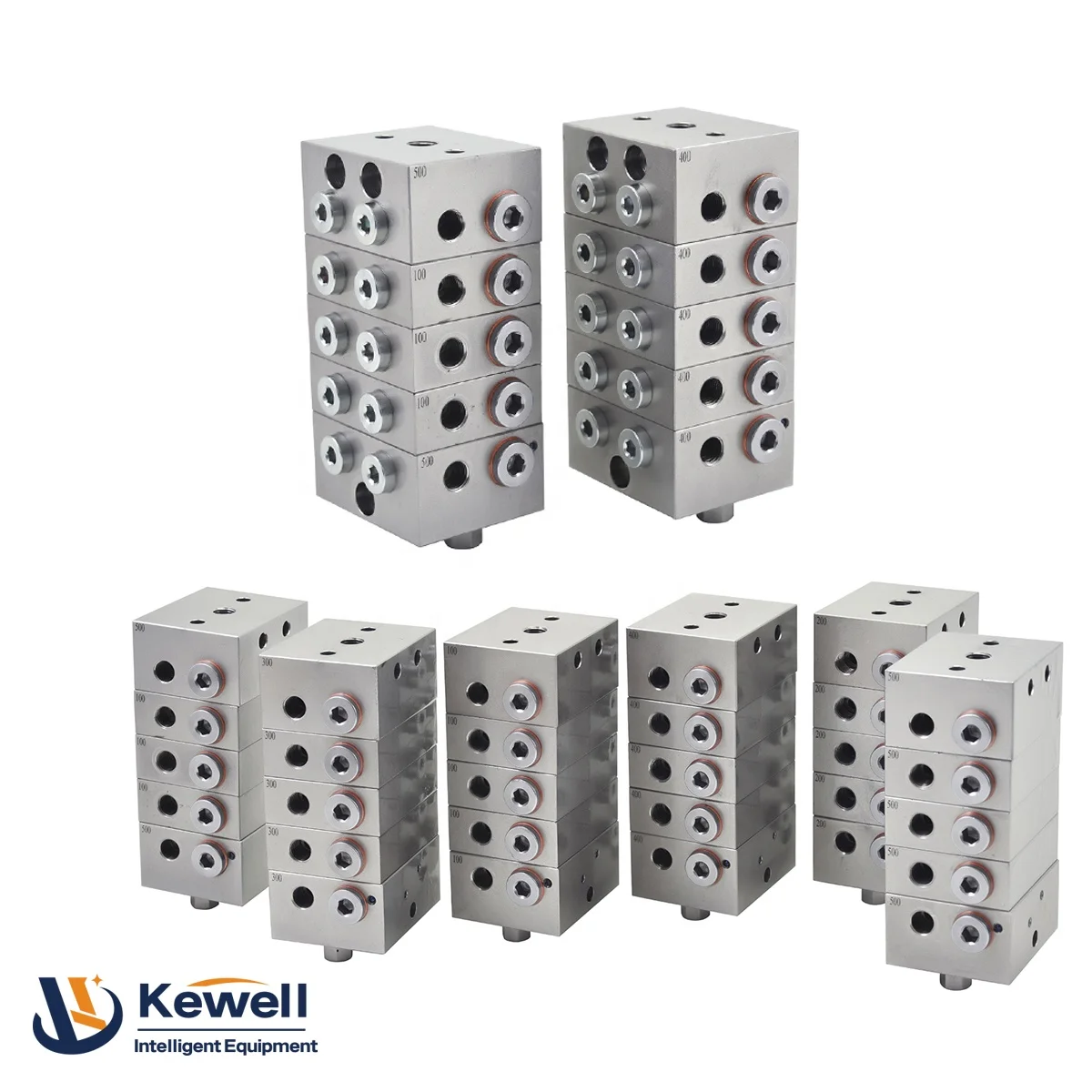 Oil Progressive Lubrication Metering Grease Dispenser Block Device Dispensing Modular Divider Valve Injector Distributor