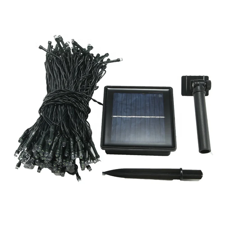 Holiday Lighting Outdoor Decoration Waterproof 12m Street Christmas Solar Fairy Lights Led String