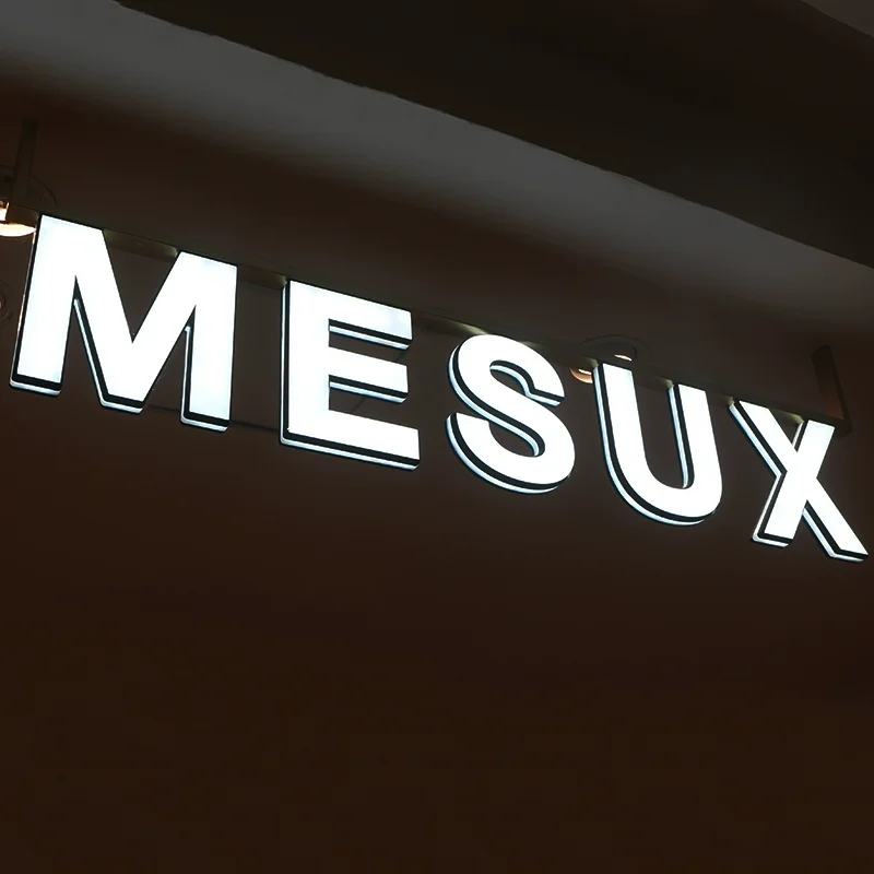 Wholesale led channel letter signs flex jack daniels high quality frontlit letter sign