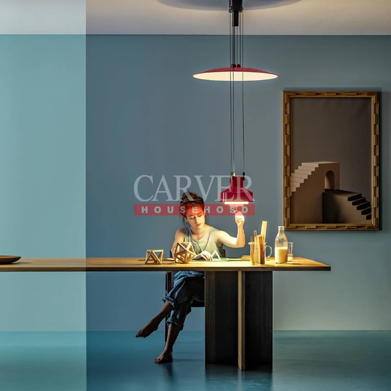 Red simple pendant lamp for dining room white reading lamp for bed room Green pendant light for Restaurant decor light