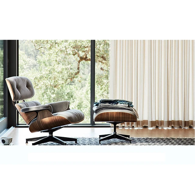 High quality luxury living room leather recliner living room leather wingback chair set