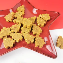 100g Xmas tree Gourmet Dog Treats Santa Paws Treats Holiday Themed Dog Biscuits