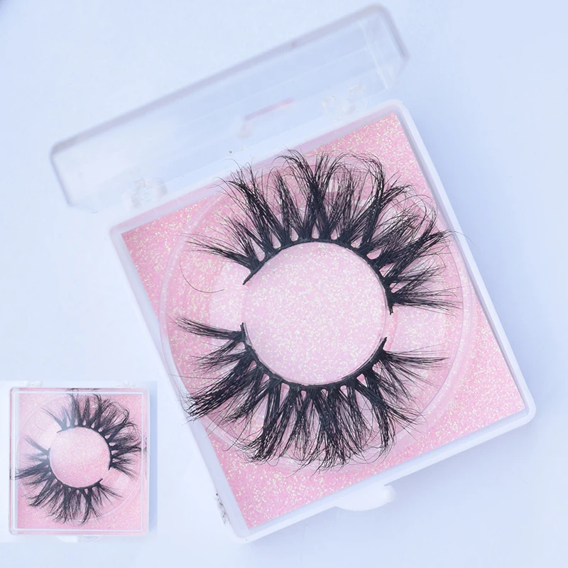 
Wholesale customization mink lashes 25 mm mink lashes 25mm eyelashes 3d With Custom Packaging Your Own Logo Eyelash Box 