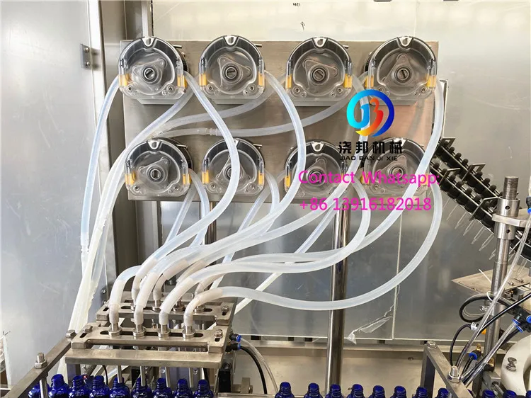 JB-YX8 Full automatic electronic equipment e liquid hemp oil filling capping machine price