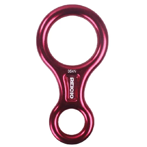 Cheap price lightweight 35KN Figure eight  Aluminum Alloy Rescue figure 8 Climbing gear belay device 8th descender figure