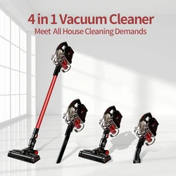 Latest Portable Cyclone Light Weight Stick Vacuum Cleaner Cordless Industrial Batteries Rechargeable Vacuum Cleaner