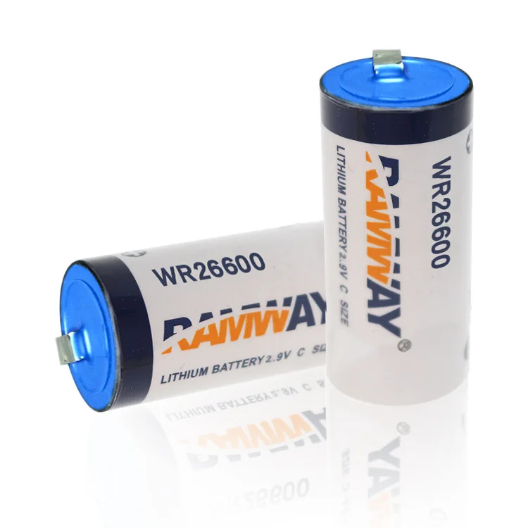 RAMWAY Cylindrical Lithium-Sulfur Battery WR26600 2.9V 50000mAh Lithium Disposable battery