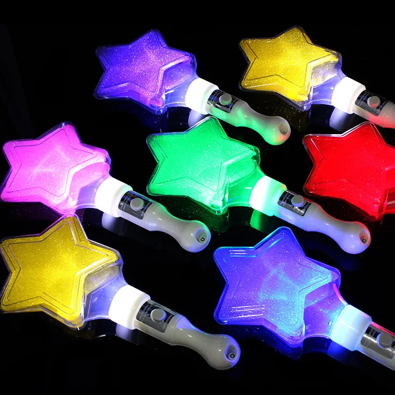 Wholesale  Wedding Concert Event Party Supplies Decoration Custom Logo Led Party Rave Glow Stick Flashing Kpop Light stick