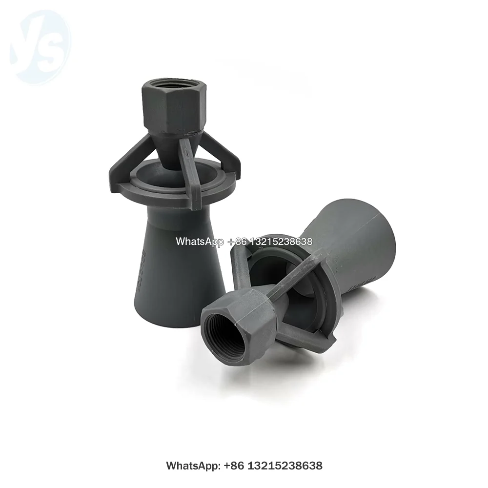 YS PVC 3/4 Mix Jet Fluid Venturi Static Mixer Tank Cleaning Mixing Eductor Nozzle