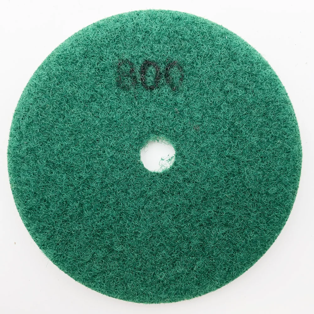 Resin flexible diamond grinding abrasive disc dry wet marble polishing pad with different size