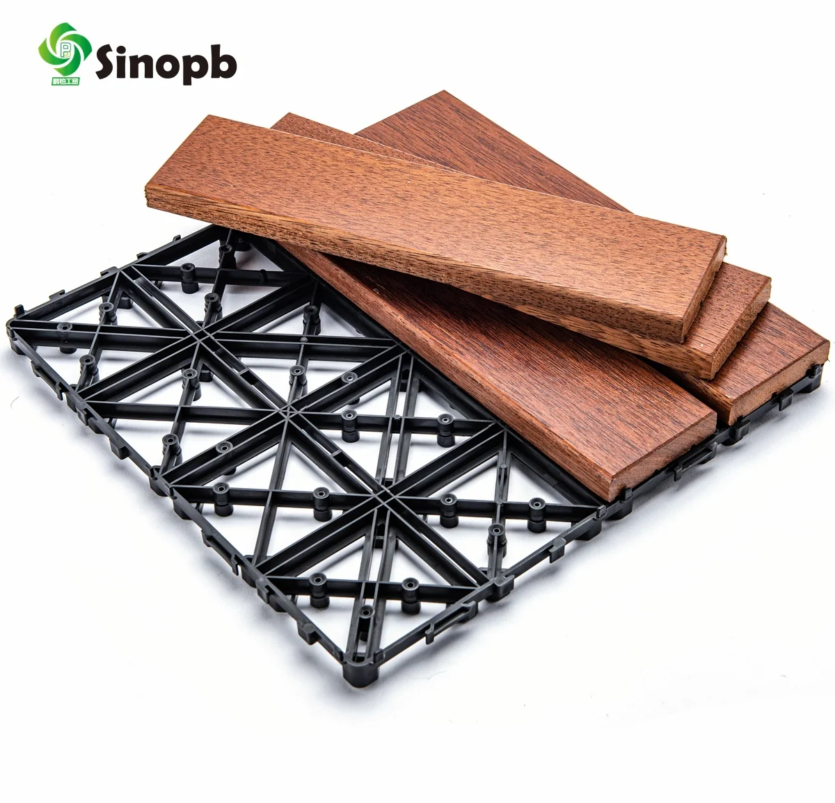 PB-19 DIY Interlocking Plastic Base Garden Deck Tile