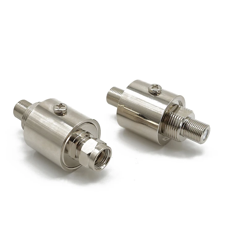 Устройство защиты от перенапряжения 0-3 ГГц с разъемом типа F «Мама-папа»