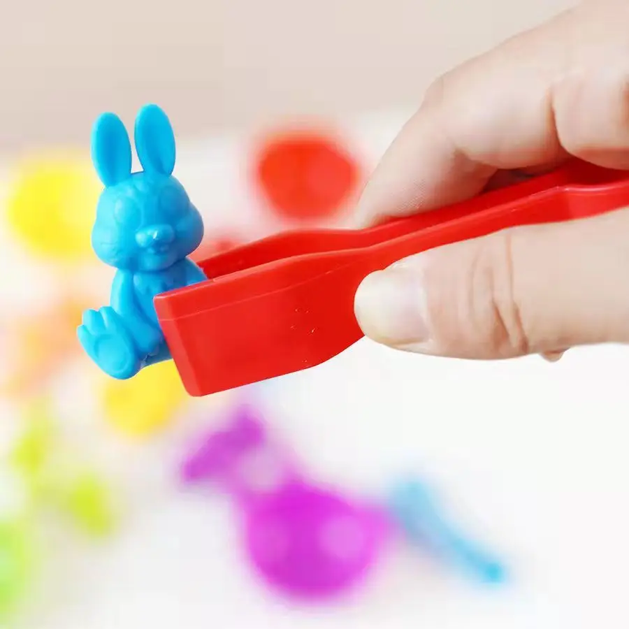 Kids Matching Game Learn Educational Toys Animal Cognition Rainbow Sort Fine Motor Training Montessori Sensory Puzzle Toy Gifts
