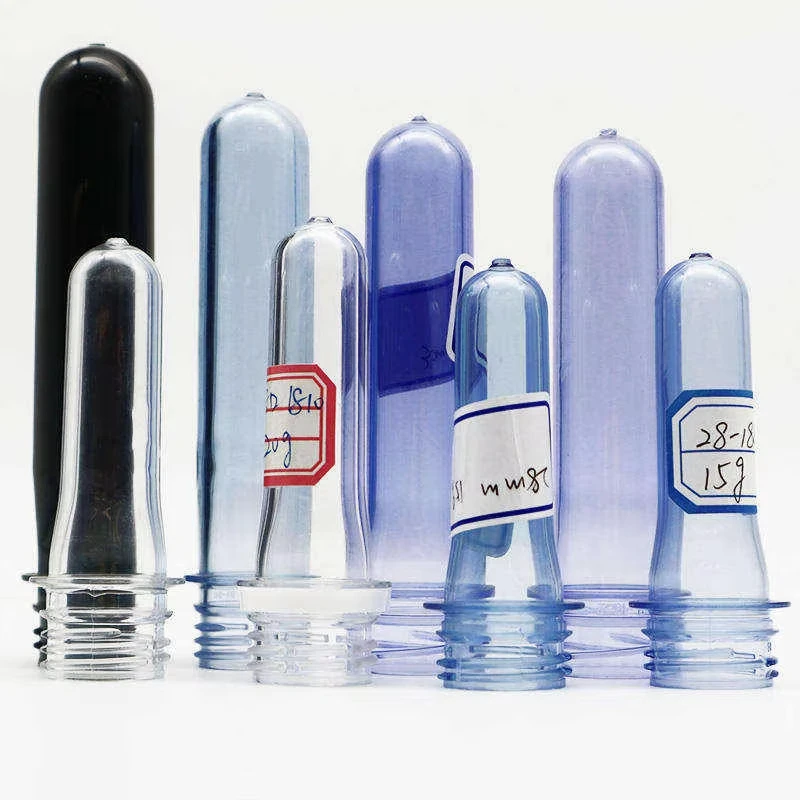 Custom small volume preform 28mm 30mm 38mm 46mm 48mm plastic transparent PET Preform 30/25 To Make Plastic Water Bottles
