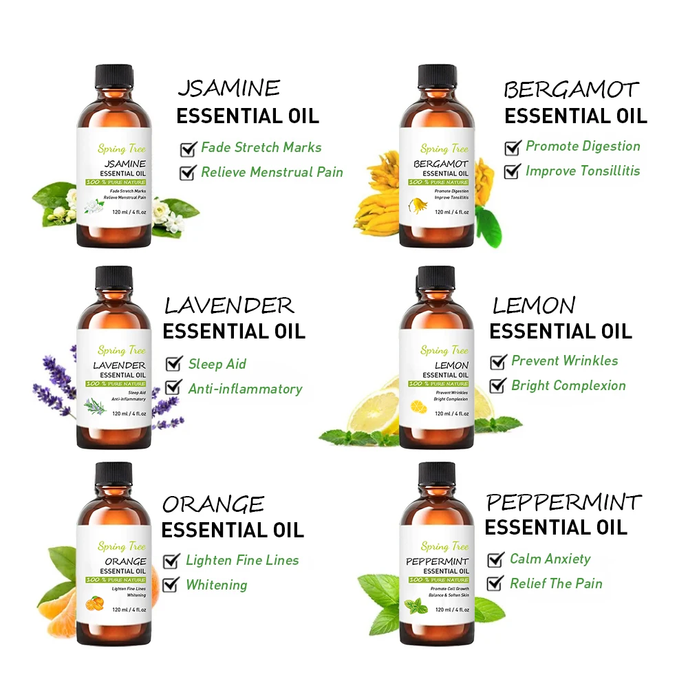 Natural Rose pure Essential oil Organic Face Body Hair Facial Skin Care Repair Massage Rose Petal Oil