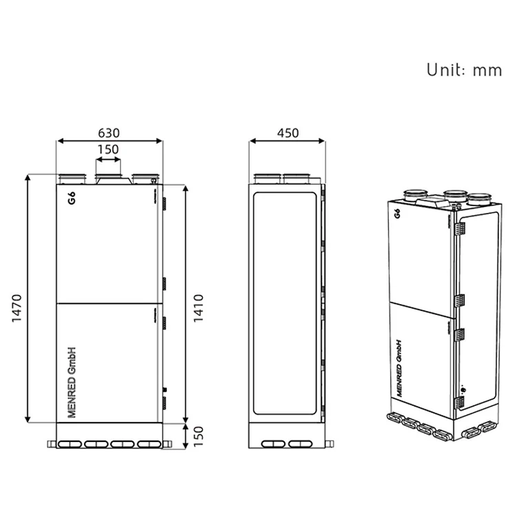 Air To Air Heat Exchanger Actuator Heating Exchanger Core Energy Recovery Ventilators