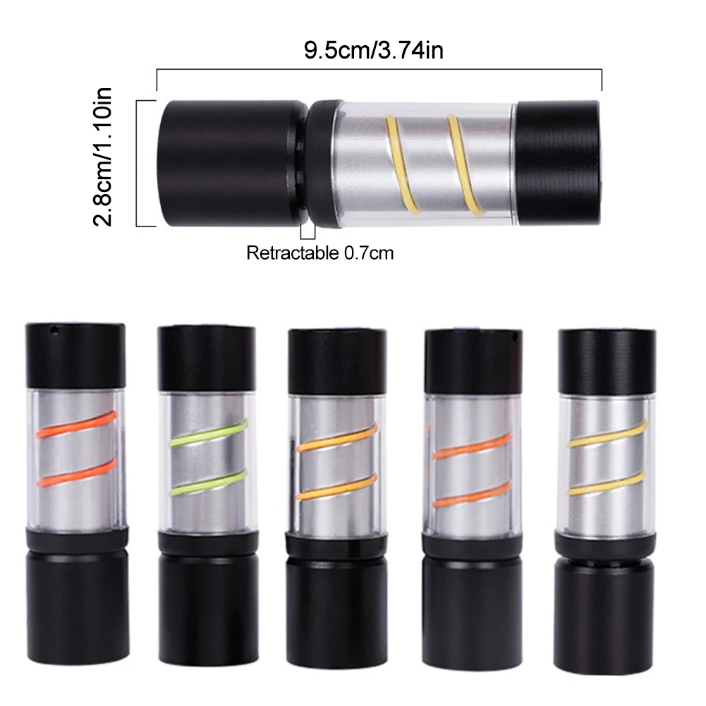 Mini LED Bright and Colorful Flashlight Portable and Multifunctional Outdoor Lighting USB Charging Atmosphere Camping Light