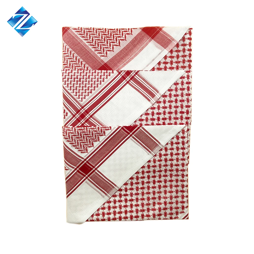 
High-class and comfortable customized pure cotton knitted scarf breathable pleated ribbed knit turban head scarf 