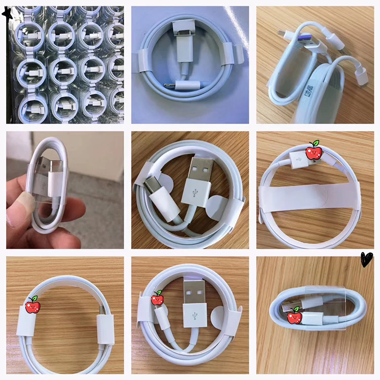 Оптовая продажа usb-кабель для быстрой зарядки 3 фута USB-кабель передачи данных с подсветкой оригинальный зарядный кабель iPhone 7