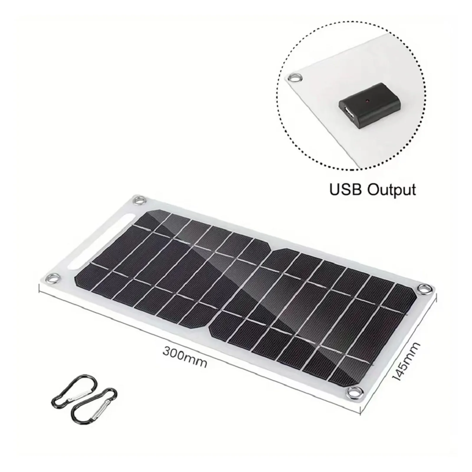 Senhuo 6w Solar Single Crystal High Efficiency Photovoltaic Charging Panel is Suitable For Outdoor Emergency Mobile Power Supply
