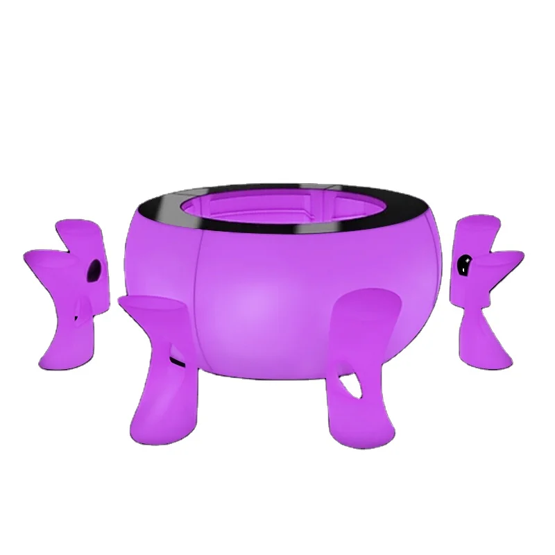 
Hot sale commercial furniture rgb colorful waterproof rechargeable waterproof illuminated led bar counter for night clubs 