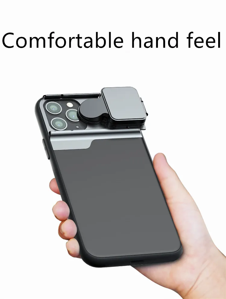 
High quality PC TPU professional fisheye lens shockproof hard back case cover for iPhone 11 11pro 11pro max 