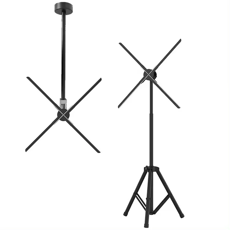 Hongsound 18CM 27CM 30CM 56CM 65CM 75CM 150CM 180CM 300CM hand bracket stand Wifi Cloud 3d Hologram LED Fan Holographic Display