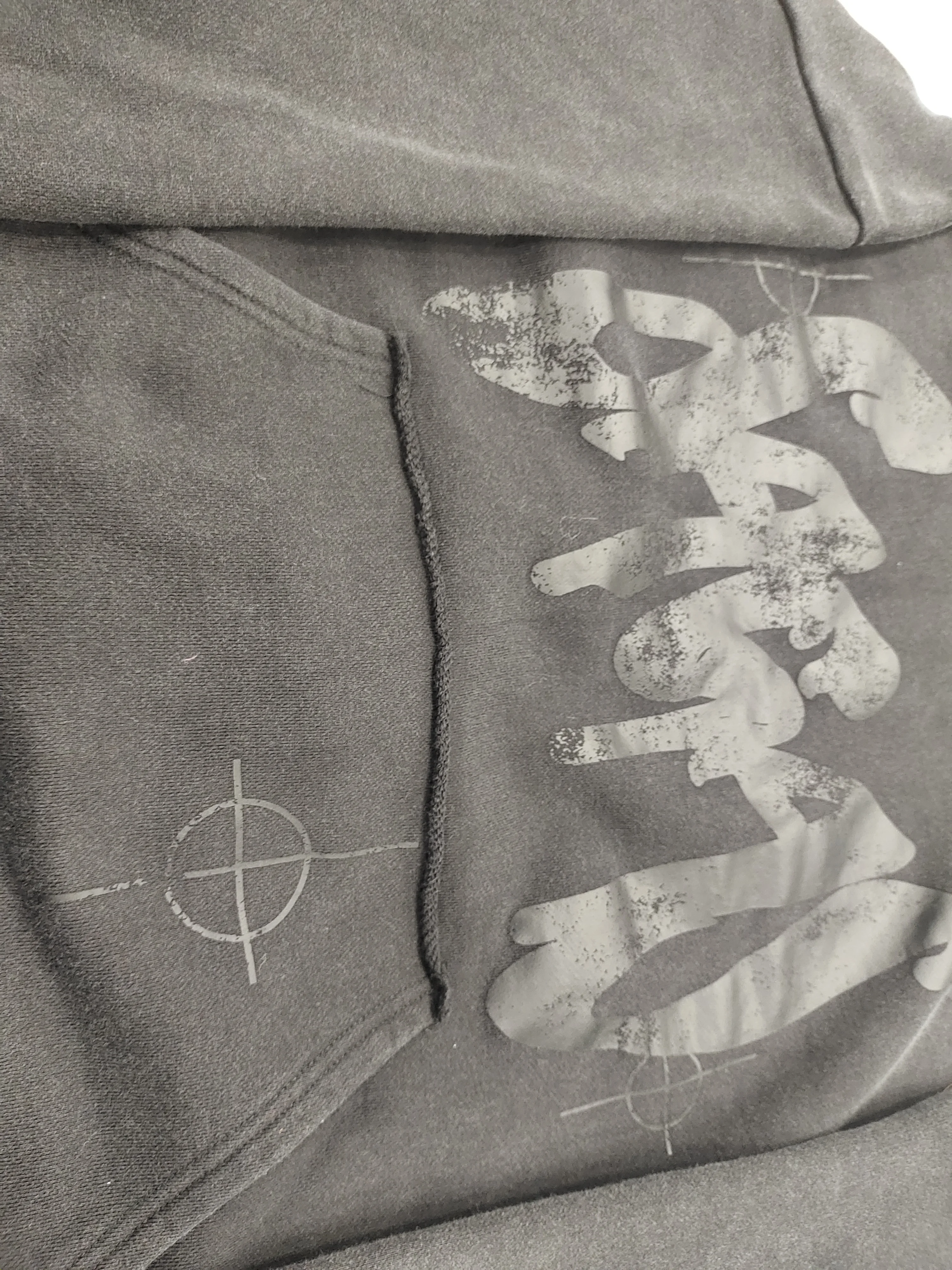 Vintage Hoodies Cotton French Terry Puff Print Hoodies Oversized Blank Streetwear Pullover Acid Wash Hoodie