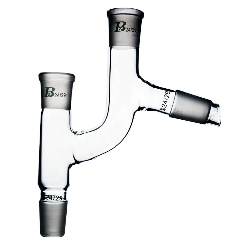 Manufacturer Lab Glassware Distilling Adapter 75 Degree