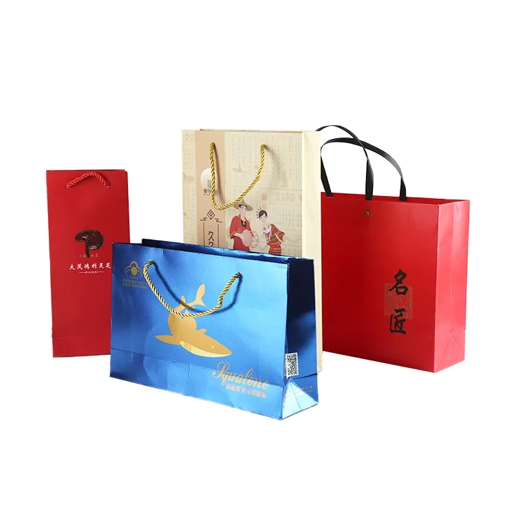 paper printing ladies fabric jute eco friendly decompose paper fabric  printed custom logo christmas reusable shopping