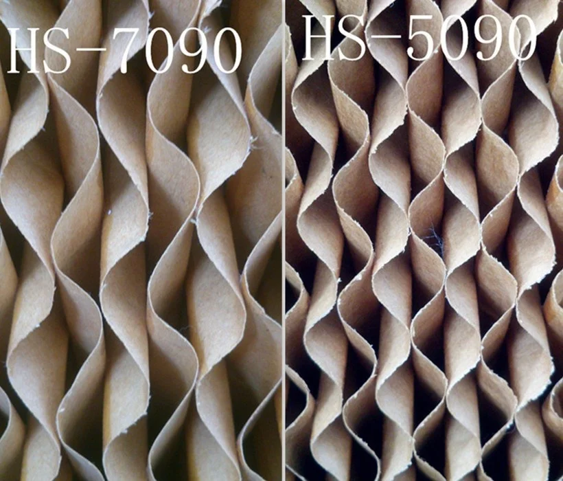 Craft  paper water absorbing wet  pad and fan small cooling system for cow house greenhouse