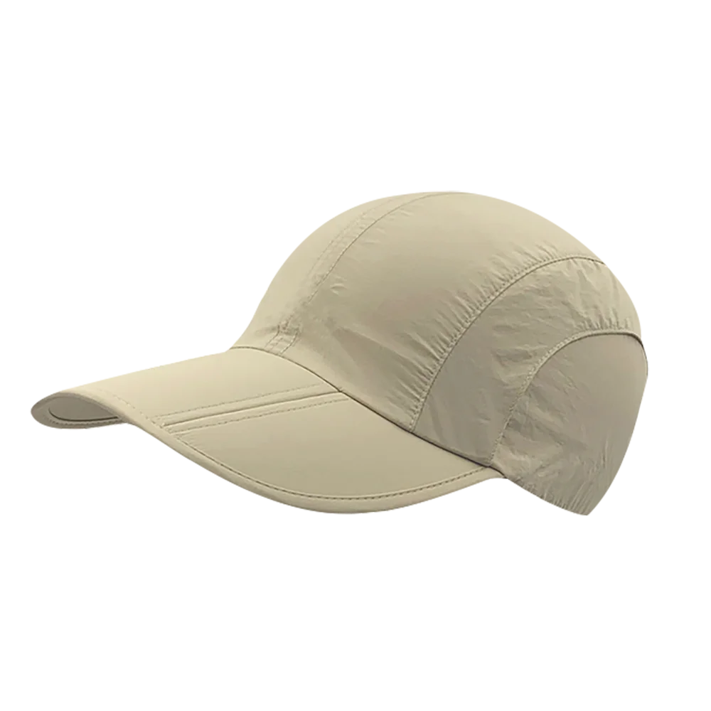 High Quality Custom Design Logo Blank Lightweight 5 Panel Breathable Baseball Caps Sports Sun Quick Dry Foldable Hats