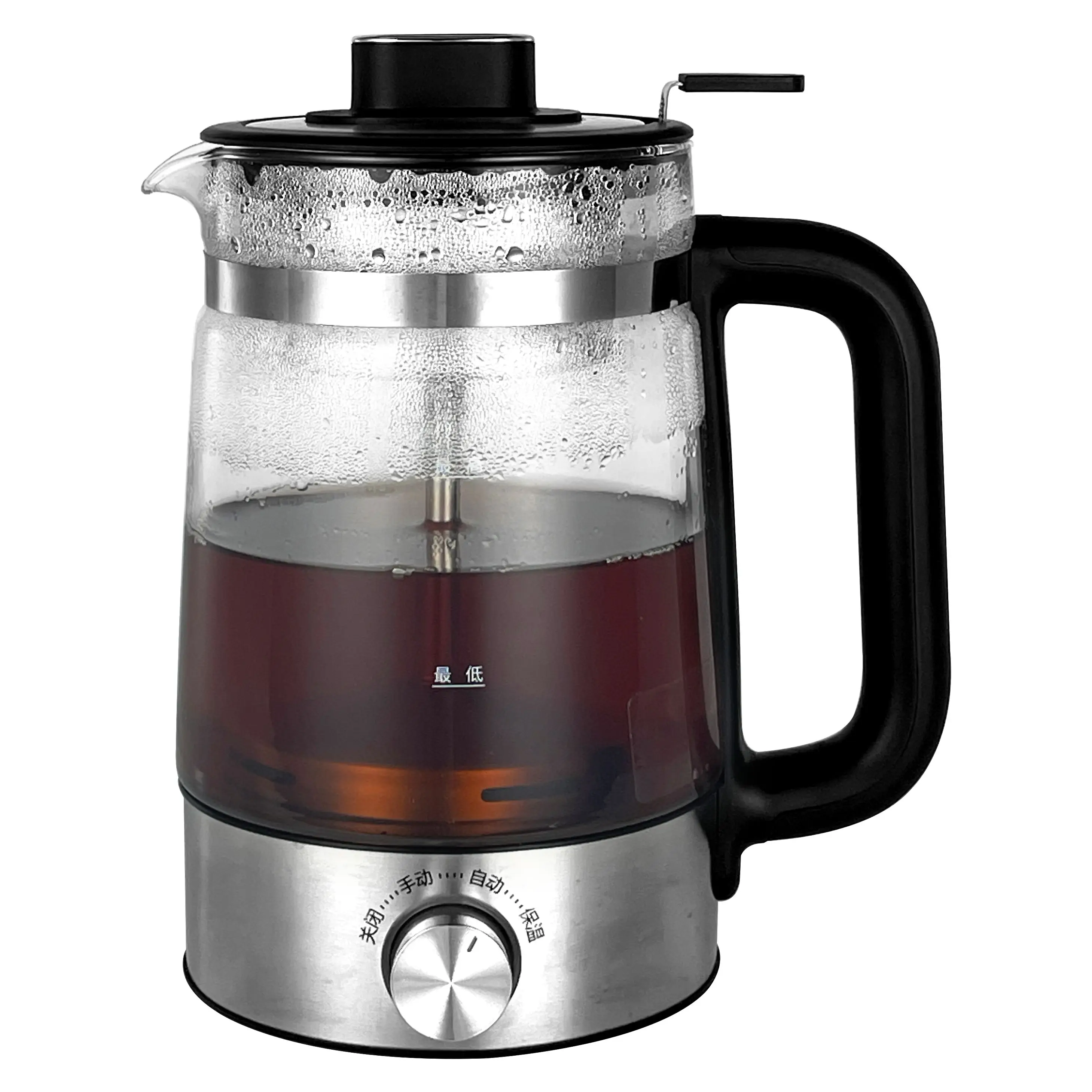 Hot Sale Household 1L Manual Control Electric Cup Stainless Steel Tea Pot Electric Kettle For Boiling Water