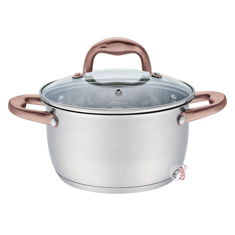 High Quality Cooking Pots Non-stick Cookware Stainless Steel Casseroles Cookware Set