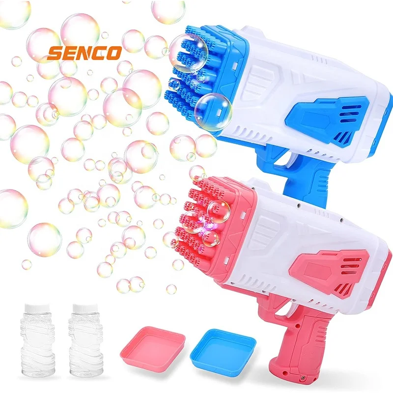 Light Flash Bazooka 36 Holes Bubble Gun Children Outdoor Activities Dream Bubble Scene Popular Hot Sale Bubble Toys