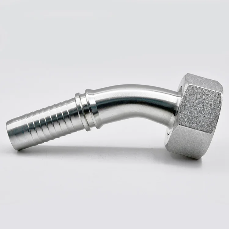 Customized High Quality Male Orfs Hydraulic Elbow Hose Pipe Fittings And Ferrules Distributor