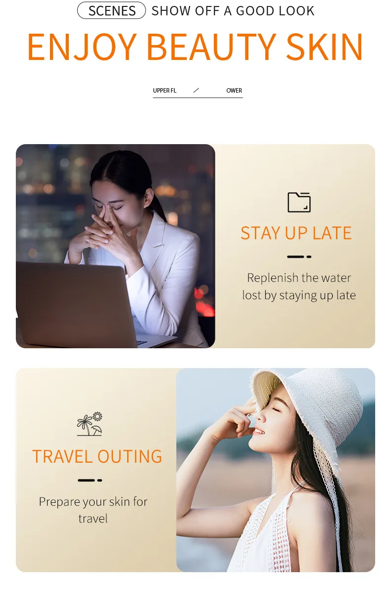 30ml Vitamin C Serum skin care Lightening Hyaluronic Amino acid Vitamin E Whitening face serum