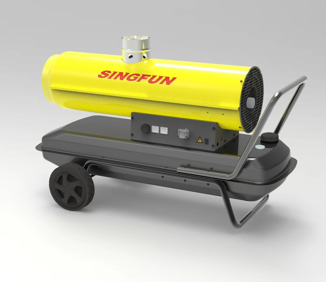 30KW Portable Farm Diesel Oil Heater Greenhouse Industrial Diesel Air Heater