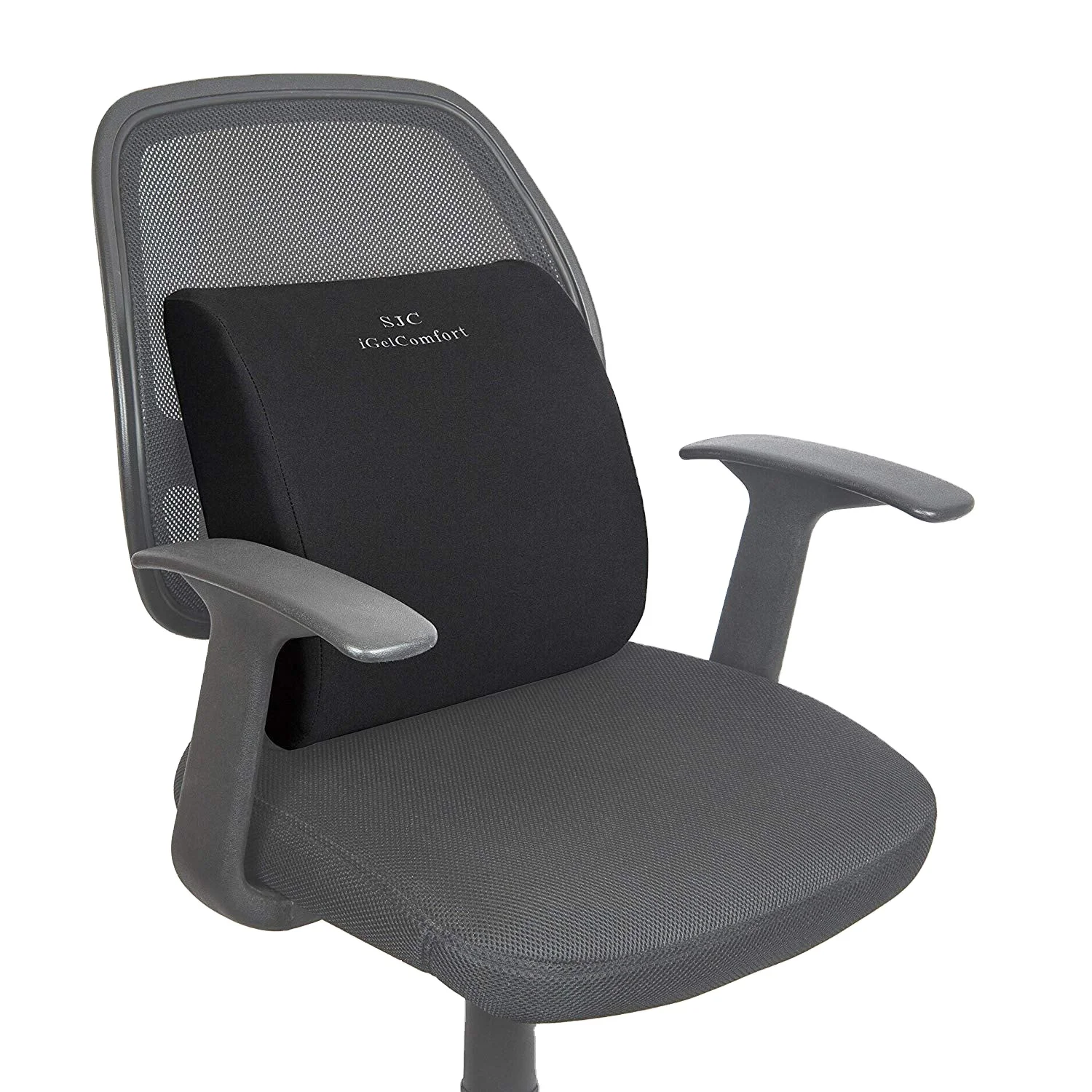 Sojoy Gel 100% Pure Memory Foam Cushion & Orthopedic Lumbar Spine Support