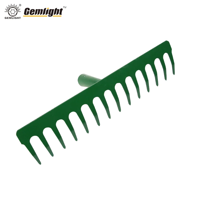 Factory Price 16 Teeth Steel Rake 14 Teeth Garden Tools Steel Agriculture Tool Farming Rake
