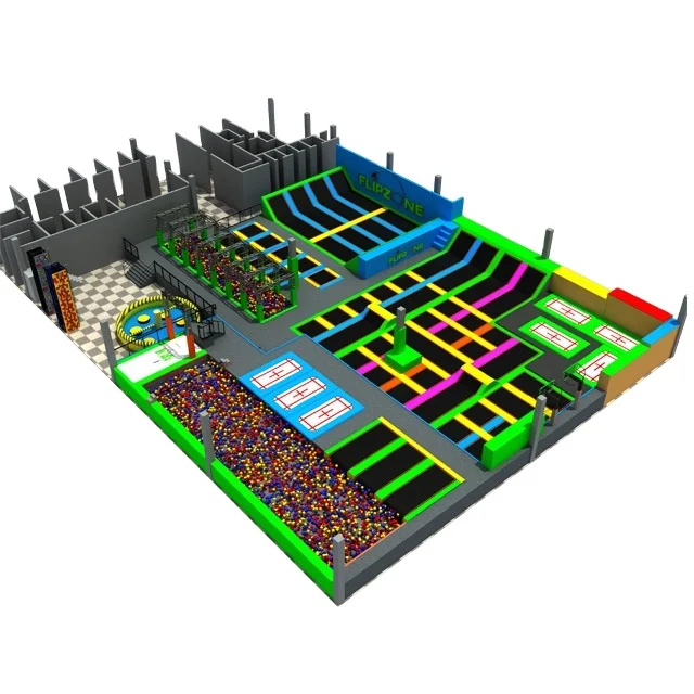 Exciting and Interesting Factory Trampoline Park Indoor Trampoline Arena Trampoline