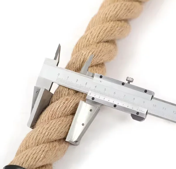 Gym Power Hemp Battle Rope 38mm for Training Jute Climbing Rope