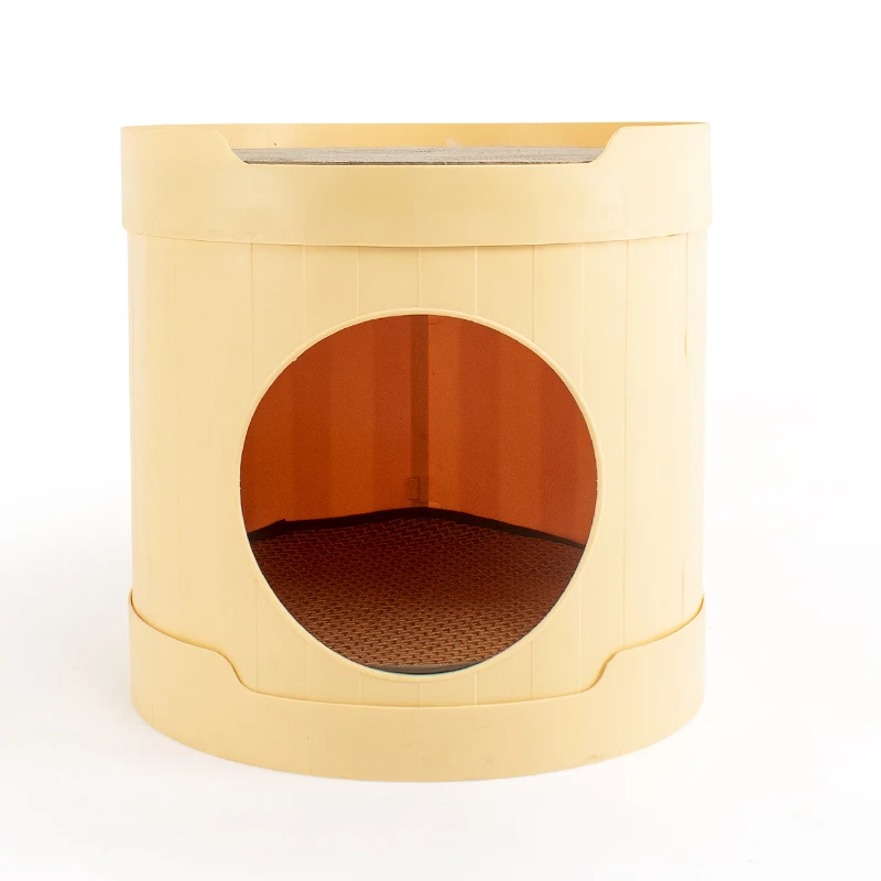 Высококачественный полипропиленовый гофрированный бумажный материал цилиндрический кошачий наполнитель