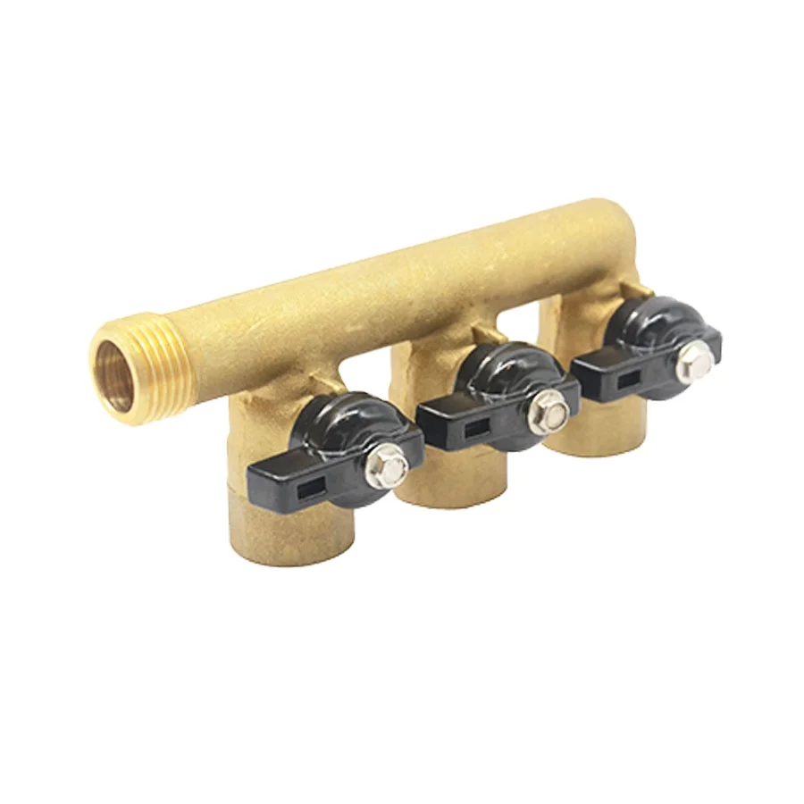 2 way brass valve manifolds Stainless Steel/Brass Floor Heating Systems & Parts Manifold